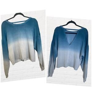 American Eagle tie dye style sweater